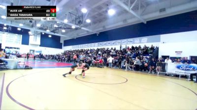 110 lbs Quarterfinal - Alice Liu, Arroyo vs Giada Tanahara, Martin Luther King