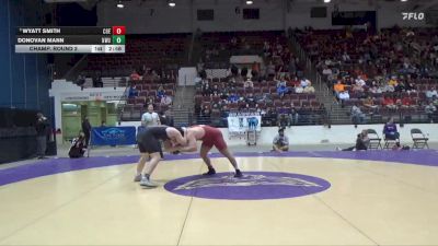 285 lbs Champ. Round 2 - Wyatt Smith, Coe vs Donovan Mann, Nebraska Wesleyan