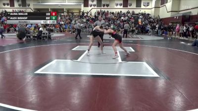 140 lbs Round 1 - Alina Mallie, Lisbon vs Alex Bishop, Hinton-SBL