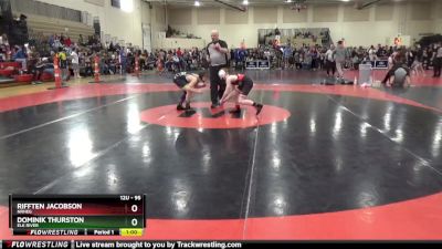 95 lbs Cons. Round 2 - Dominik Thurston, Elk River vs Rifften Jacobson, NRHEG