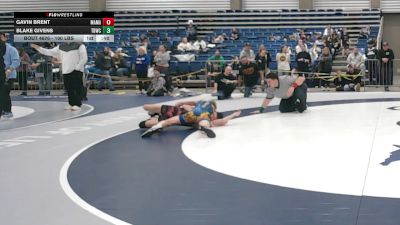 100 lbs 7th Place Match - Gavin Brent, Massa's Maniacs vs Blake Givens, Team Donahoe Wrestling Club