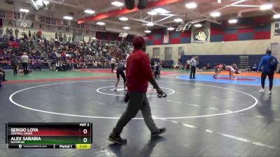 113 lbs Champ. Round 2 - Alex Sarabia, Olympian vs Sergio Loya, Central Union