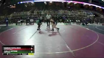 170 lbs Quarterfinal - Hannah Matalobos, Bartram Trails vs Chella Antoine, Fort Myers