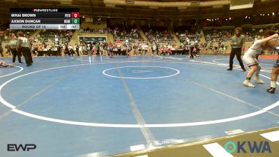 110 lbs Round Of 16 - M'Kai Brown, Pitbull Wrestling Academy vs Axson Duncan, Runestone