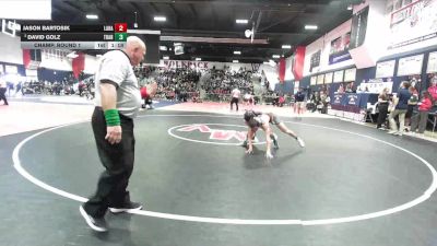 126 lbs Champ. Round 1 - David Golz, Trabuco Hills vs Jason Bartosik, La Habra