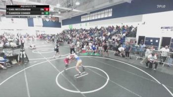 144 lbs Cons. Round 2 - Cameron Conner, Clovis High vs Cael McClenahan, Topanga PAL Wrestling
