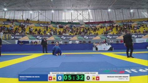 NICOLAS VACCARO ESQUIO vs DIOGO PEREIRA DA SILVA 2026 FPJJ Circuito Paulista GI Etapa 3