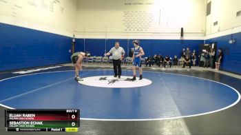 160 lbs Champ. Round 1 - Sebastion Echak, Colony High School vs Elijah Raben, Palmer High School