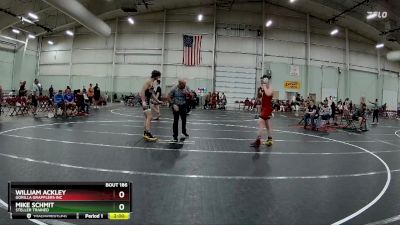 165 lbs Cons. Round 2 - Mike Schmit, Steller Trained vs William Ackley, Gorilla Grapplers Inc