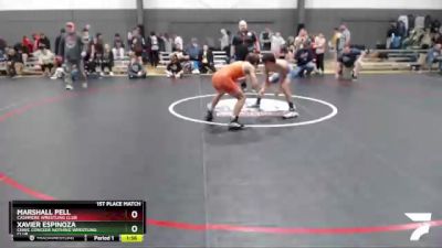 113 lbs 1st Place Match - Xavier Espinoza, CNWC Concede Nothing Wrestling Club vs Marshall Pell, Cashmere Wrestling Club