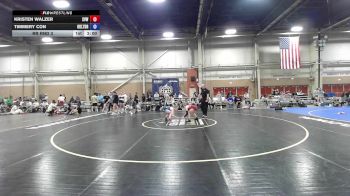 45 kg Rr Rnd 3 - Kristen Walzer, Silent Victory - GHSE vs Timmery Con, Oklahoma LTD - GHSE