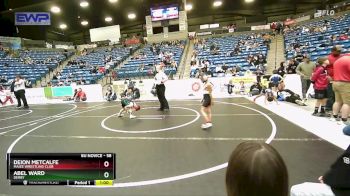 58 lbs Cons. Round 2 - Abel Ward, Derby vs Deion Metcalfe, Maize Wrestling Club