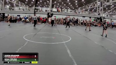 84 lbs Round 7 (8 Team) - Noah Molina, Junior Terps Express vs Jaxon Kraemer, Team Gotcha White