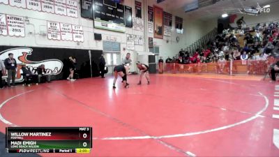 120 lbs Cons. Round 2 - Mayah Reyes, Segerstrom vs Marvel Bastida Mota, Orange