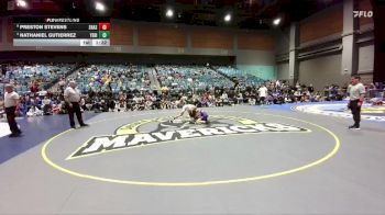138 lbs 1st Place Match - Preston Stevens, Shasta vs Nathaniel Gutierrez, Yerington