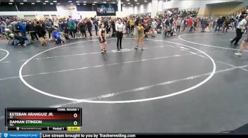 92 lbs Cons. Round 1 - Esteban Aranguiz Jr., KS vs Damian Stinson, MO