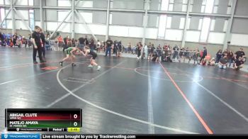 73-75 lbs Round 1 - Matejo Amaya, St. Maries WC vs Abigail Clute, Viper WC