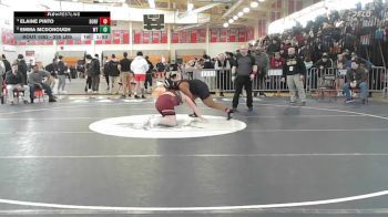 235 lbs Quarterfinal - Elaine Pinto, Durfee vs Emma McDonough, Whittier
