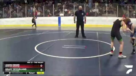 81 lbs Cons. Round 4 - Jaxon Ebner, Imlay City Youth WC vs Grady McClelland, Howell Hurricanes