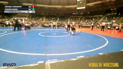 73 lbs Consi Of 32 #2 - Michael Fangerow, Lincolnway Wrestling Club vs Hudson Burns, Sebolt Wrestling Academy
