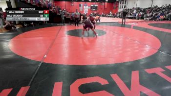 157 lbs Cons. Round 4 - Will DeCicco, LOCKPORT (Twp) vs Will Konder, Lombard (MONTINI)