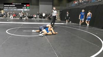 157 lbs Champ. Round 2 - Diego Escalante, St. Thomas University vs Nathan Brown, Murray State
