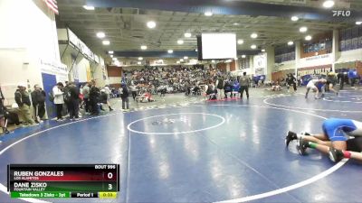 132 lbs Cons. Round 3 - Dane Zisko, Fountain Valley vs Ruben Gonzales, Los Alamitos