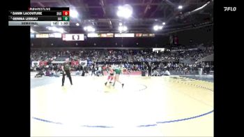 140 lbs Semifinal - Gemma Lebeau, Eagle vs Danin Lacouture, Siuslaw