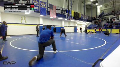 285 lbs Quarterfinal - James Johnson, Will Rogers vs Mario Douglas, Will Rogers