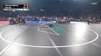 6A Boys 157 lbs Quarterfinal - Dah Soe, Reynolds Boys vs Grayson Fabrycki, West Linn Boys