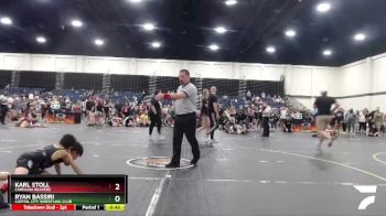 56 lbs Cons. Round 1 - Ryan Bassiri, Capital City Wrestling Club vs Karl Stoll, Carolina Reapers