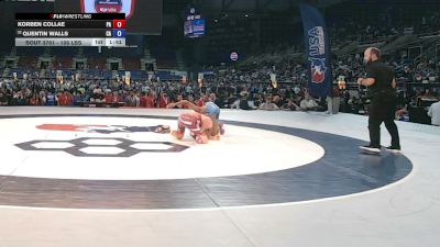 106 lbs Champ. Rd Of 128 - Korben Collae, Pennsylvania vs Quentin Walls, California