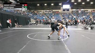 125 lbs Cons. Round 2 - Enrique Cabrera, Texas Wesleyan vs Hayden Wright, Oklahoma City