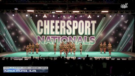 Platinum Athletics - Slate [2026 L3 Junior - Flex - Medium Day 2] 2026 CHEERSPORT National All Star Cheerleading Championship