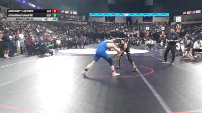 157 lbs Round Of 64 - Anthony Cazarez, Gilroy (CC) vs Jonathan Ugarte, Hesperia (SS)