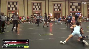 125 lbs Finals (8 Team) - Mason Mangalino, BlueWave vs Cameron Cardona, BK ELITE