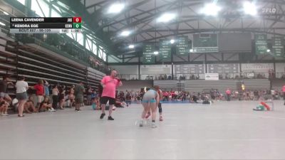 99-109 lbs 5th Place Match - Kendra Ege, Alber Athletics vs Leena Cavender, Jacksonville Highschool