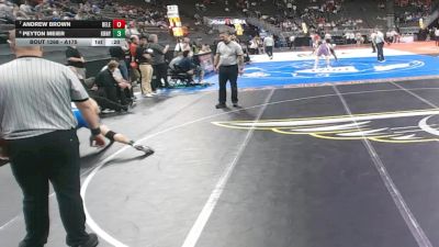 Cons. Round 2 - Andrew Brown, Bellevue East vs Peyton Meier, Kearney