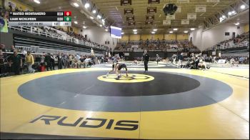106 lbs Consi Of 16 #2 - Mateo Montanero, Belmont Hill School vs Liam McKlveen, The Kiski School