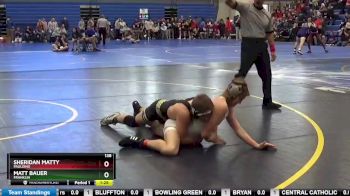 138 lbs Champ. Round 2 - Sheridan Matty, PAULDING vs Matt Bauer, Franklin
