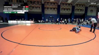 141 lbs Champ. Round 2 - Jake Yowell, Noke Wrestling RTC vs Sebastian Cambray, Liberty