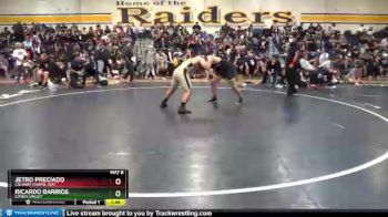 195 lbs Champ. Round 1 - Ricardo Barrios, Citrus Valley vs Jetro Preciado, Calvary Chapel (sa)