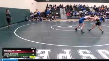 160 lbs 2nd Wrestleback (16 Team) - Angel Sanchez, El Paso Pebble Hills vs Nikolai Thielepape, Weatherford