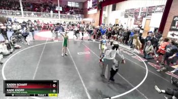 106 lbs Champ. Round 1 - Kaden Schaff, Grangeville vs Kade Knopp, Lakeland High School