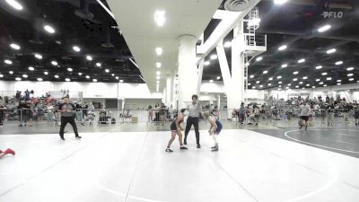 100 lbs Quarterfinal - Jayce Powers, Mantanona TC vs Ezra Mckague, No Team