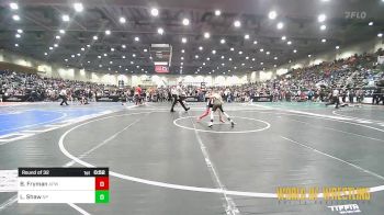 55 lbs Round Of 32 - Bryson Fryman, All-Phase Wrestling vs Lincoln Shaw, New Plymouth