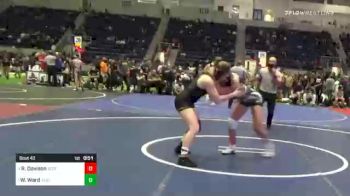 130 lbs Semifinal - London Houston, Ford Dynasty WC vs Charlize Jewell, Team Thunder