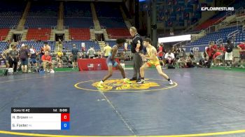 106 lbs Cons 16 #2 - Hunter Brown, Washington vs Steven Foster, Pennsylvania