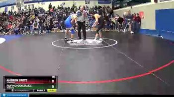 152 lbs Quarterfinal - Ameron Bretz, Tonasket vs Rufino Gonzalez, Warden