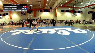 88 lbs 5th Place Match - Brantley Roberts, South Augusta Wrestling vs Owen Blankenship, Virginia Patriots